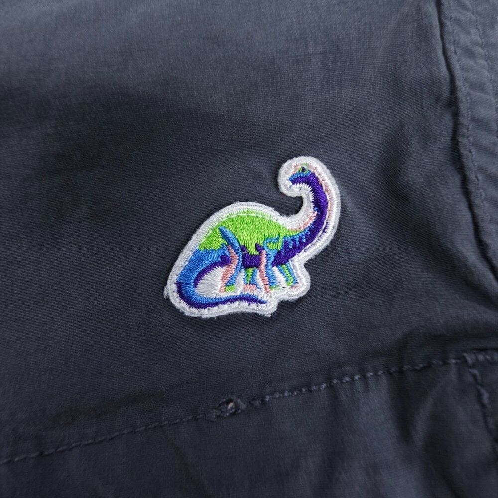 NEW Bonobos 5 Inch Swim Trunks Board Shorts Volley Gray Dinosaur Embroidered XS - Picture 5 of 8